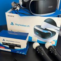 PlayStation VR PS4 Conpleto+ Camera + 2 Move + Box