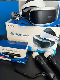 PlayStation VR PS4 Conpleto+ Camera + 2 Move + Box