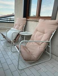 Set relax balcone/giardino