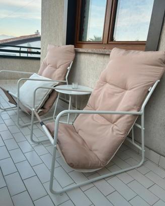 Set relax balcone/giardino