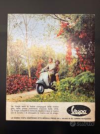 Lotto pubblicità Vespa anni ‘60