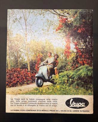 Lotto pubblicità Vespa anni ‘60