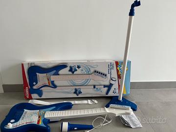 Chitarra con amplificatore e microfono Bontempi