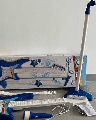 Chitarra con amplificatore e microfono Bontempi