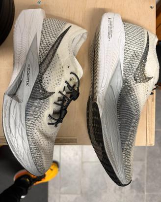 Nike ZoomX VaporFly Next 3% bianco/argento