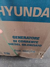 generatore di corrente a diesel silenziato
