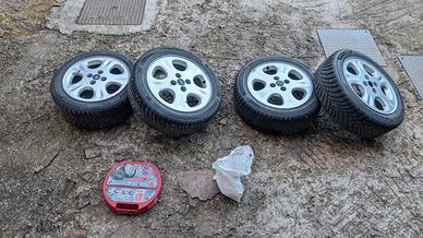 cerchi 15, gomme 185/55 15 e catene Fiat Punto