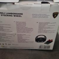 volante con pedali marchiato lamborghini originale
