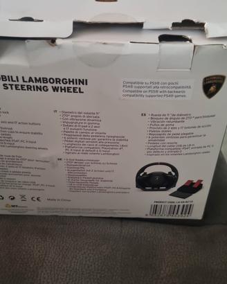 volante con pedali marchiato lamborghini originale