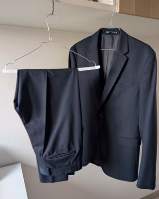Abito Completo Uomo Zara Blu Notte - taglia 48