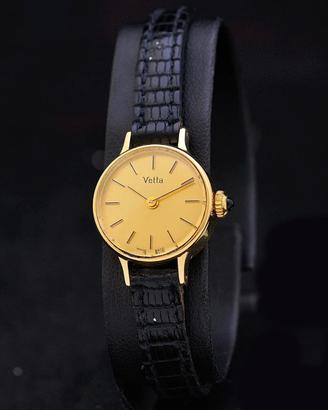 Vetta lady 60s 18 kt gold manual serviced