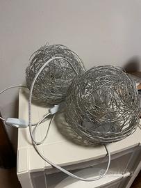 Coppia di lampade da comodino moderne
