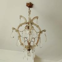 lampadario in vetro Murano anni 40