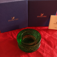 Swarovski Shimmer Tea Light Green