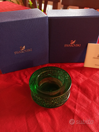 Swarovski Shimmer Tea Light Green