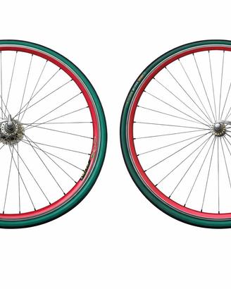 coppia cerchi mavic CX7 mozzo ultegra + spiedini