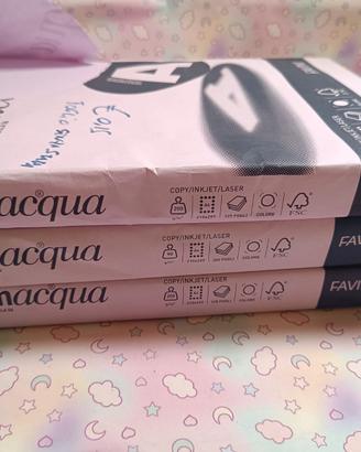 Favini rismacqua a4 cartoncino e carta