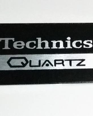 Etichetta coperchio Technics sl1210 sl1200 Ultima!