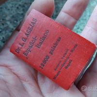 VECCHIO DIZIONARIO MINIATURA SPAGNOLO-ITALIANO