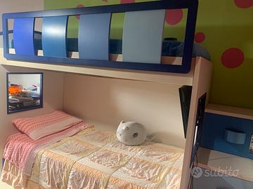 Letto a castello in legno