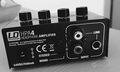Amplificatore cuffie LD Systems HPA4