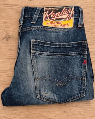 Jeans REPLAY originali uomo MAKgouane W31 L32 