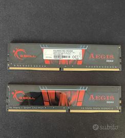 RAM G.SKILL Aegis 16GB (8GBx2) DDR4 3000 MHz