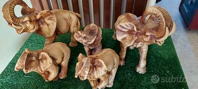 elefanti in alabastro