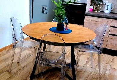 Set 4 sedie originali Kartell Victoria Ghost 