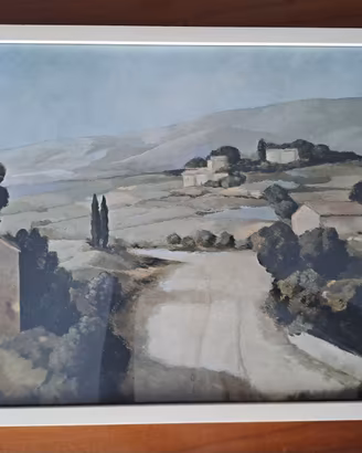 Quadro Stampa "Paese d'Abruzzo" F. Trombadori