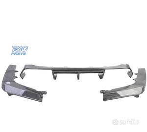 DIFFUSORE BMW F80 F82 F83 M4 CARBONIO DOPPIA