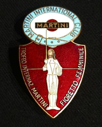Distintivo o spilla Vintage in smalto del MARTINI