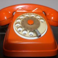 Telefono Sip Personalizzato Arancione Vintage