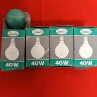 4 Lampadine Leuci 40 W color verde