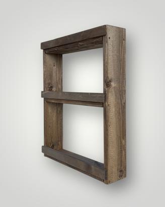 PORTASPEZIE DA PARETE IN LEGNO FATTO A MANO
