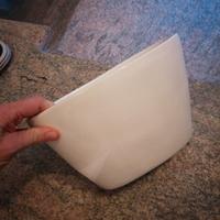 vaso ceramica laccato bianco 15 x25