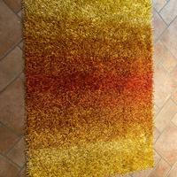 Tappeto Shaggy Multicolor Arancione - 165 x 115 cm