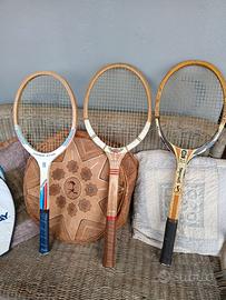 Racchette anni 60 vintage firmata pancho gonzales