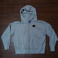 Felpa Champion Grigia con zip