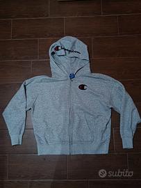 Felpa Champion Grigia con zip