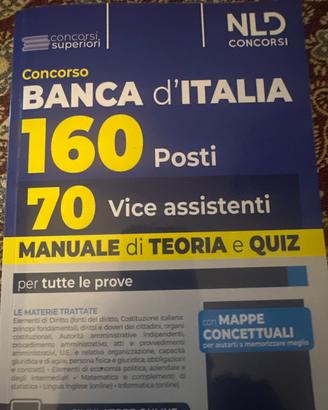 Manuale NLD concorso Banca D'ITalia 2026