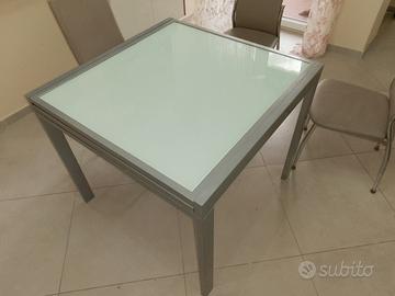 Tavolo vetro temperato