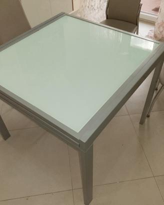 Tavolo vetro temperato
