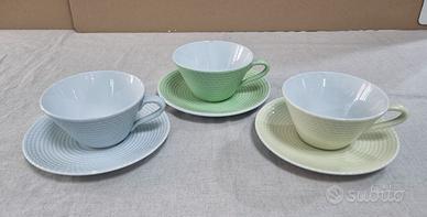 galvani ceramiche lotto vintage3 tazzoni da latte