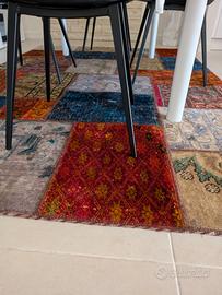 tappeto iraniano patchwork 
