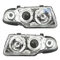 FARI PER OPEL ASTRA F 94-98 ANGEL EYES CROMATI FON