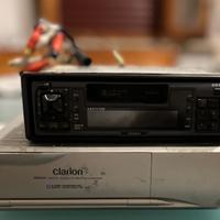 autoradio e carica CD Clarion vintage