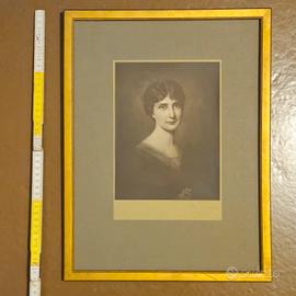 Ritratto dell'attrice Amelia Cattaneo -cinema muto