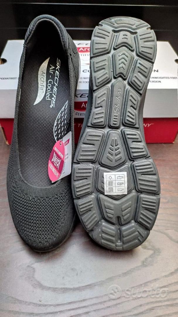 Skechers Donna Arch Fit Sunny - Zen Walk Shoes In Talpa Scuro