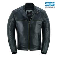 Giubotto Moto in Vera Pelle Bovina